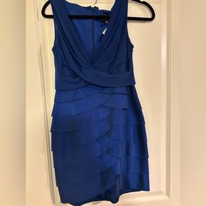 Adrianna papell blue dress bodycon